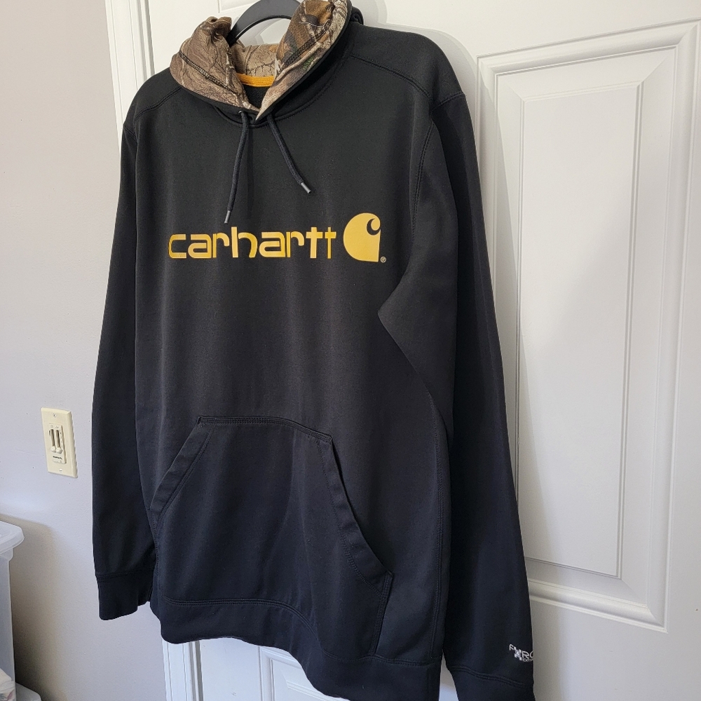 Carhartt Force Extremes Signature Graphic Hooded Sweatshirt Logo Size Medium - Picture 4 of 12